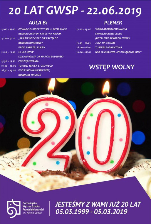20 lat GWSP