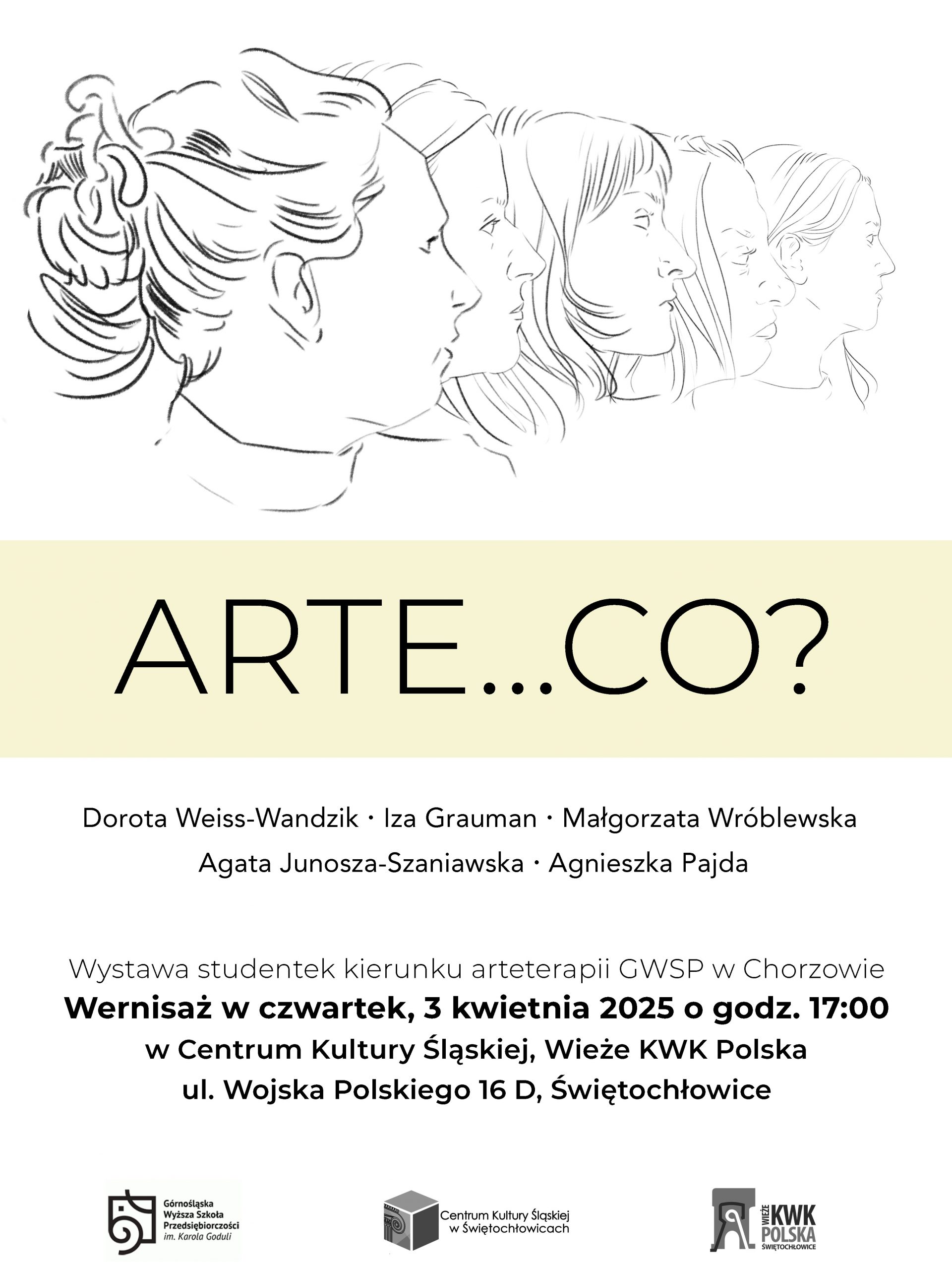 Wernisaż „Arte… Co?” – zaproszenie